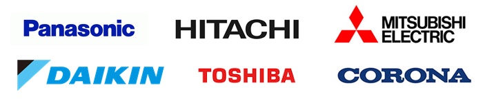エアコン各メーカー